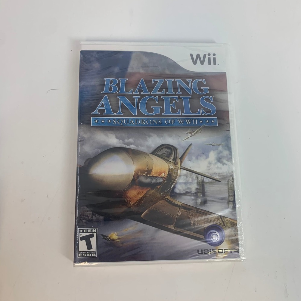 Blazing Angels Squadrons of WWII Nintendo Wii Video Game‎ Ubisoft ESRB Teen New